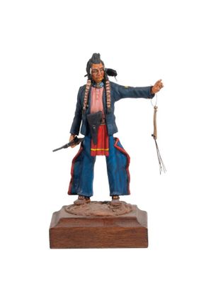 75 mm. Far-West. Éclaireur Indien U.S. Cavalry.