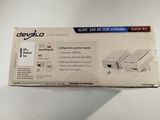 the box is open on a white surface with a black and white logo