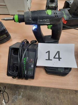 a lot of tools on a table with a price tag