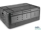 an image of a black plastic box on a white background
