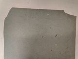 a piece of paper that has been cut in half