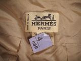 the label on the jacket says hermes paris