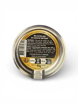 Lot de 45 pots de foie gras 90g Ducs de Gascogne, date d’exp…