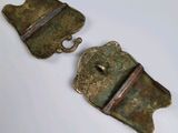 pair of bronze buckles from the early bronze age of the bronze age of the bronze age of the bronze age of the bronze age of the bronze age of the