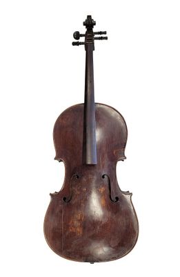 VIOLONCELLE portant une étiquette Amati MANGENOT, luthier à …