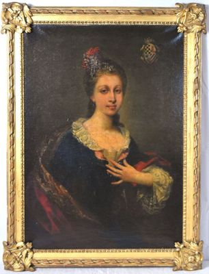 École française vers 1800 Portrait de femme de qualité à la …