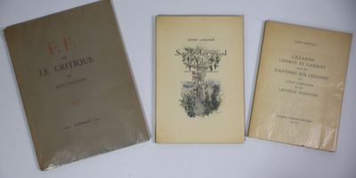 Réunion de trois volumes : 1/ [LAPRADE] - André LAMANDÉ