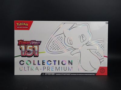La collection « Ultra Premium » du jeu de cartes à collectionner Pokémon se trouve dans la boîte