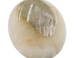 a close up of a stone with a white background