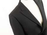 an image of a black suit on a mannequin dummy