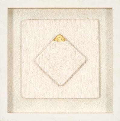 une photo d'un diamant dans un cadre blanc
