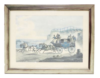 École Anglaise. La diligence Chaplins hotel dover. - Photo 1