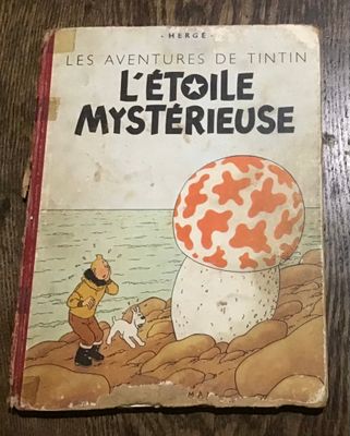 Les Aventures de Tintin Hergé L’Etoile Mystérieuse B7 1952