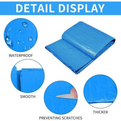 802 / Tapis protection sol piscine 500x300cm, revêteme… - Photo 1