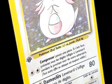 une carte Pokémon sur laquelle figure l'image d'un lapin