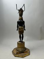 Pied de lampe de style Empire "retour d'Egypte" en laiton et… (photo 4)