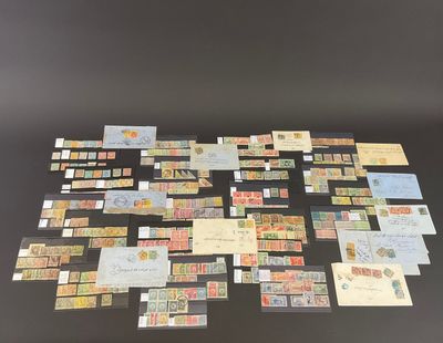 une collection de timbres provenant du monde entier