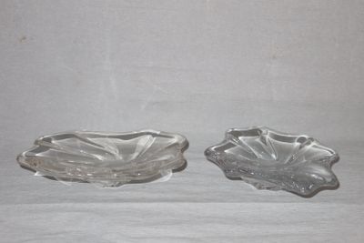 BACCARAT 2 Coupelles (ht.4 cm x lg.