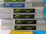 a lot of different types of staples on the wall
