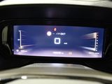 a car dashboard with a digital display on it