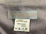 a close up of a label on a t - shirt
