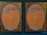 these are two decks of a game called magic the gathering