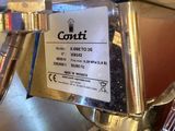 a close up of a coffee machine with a label on it
