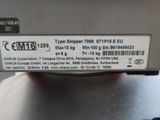 a close up of a label on the back of a machine