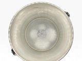bowl on a white surface with a white background