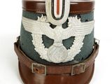 an image of a military hat with a number 0 on it