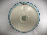 an image of a white and blue bowl on a white surface