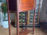 an image of a wooden table with a drawer on top of it