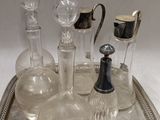 a silver tray with a silver tray holding a silver tray with a silver tray and a silver tray with a silver tray with a silver tray and a silver