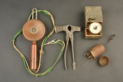 several tools that are laying out on the table