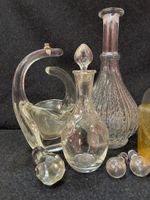 Ensemble de verrerie comprenant cinq carafes et carafons de … (photo 3)