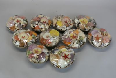 a lot of cupcakes that are sitting on a table