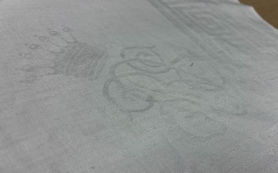a close up of a piece of paper with a drawing on it