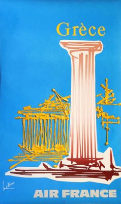 Georges MATHIEU (1912-2012) pour AIR FRANCE