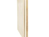 a book that is sitting on top of a white table