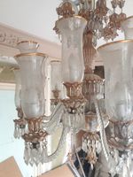 Travail Ottoman, début XXème, Important lustre en verre à 18… (photo 3)