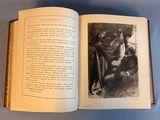 an open book with a picture of a man and a woman