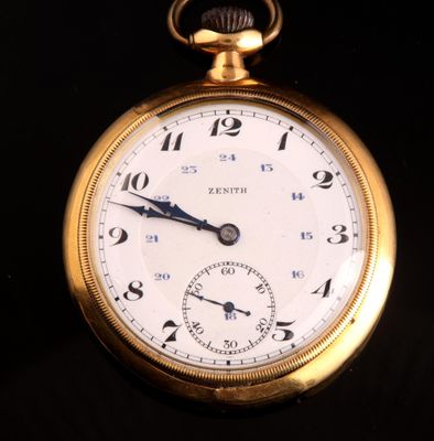 Montre de poche en or 18 carats ZENITH - Photo 1