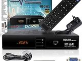 a picture of a tv box with a remote control and other accessories