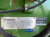 a close up of a green machine with a label on it