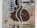 a picture of a painting on the wall of a room
