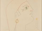 une illustration représentant le visage d'une femme tenant une bougie à la main