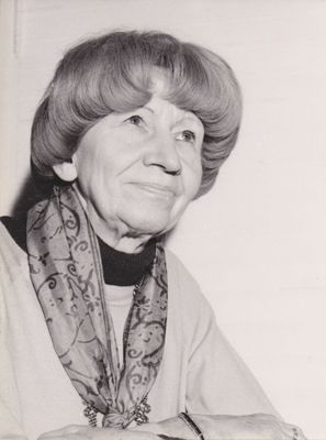 Marc Foucault. Violette Leduc vers 1965.