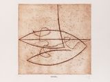 une image représentant un dessin de poisson sur une feuille de papier