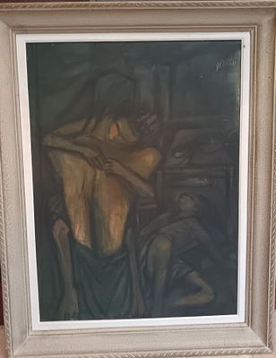 NK VINH, NGUYEN KAAC " L'étreinte, la famine " 1924