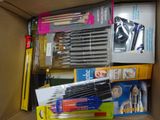 a box full of crafting supplies that are in the box